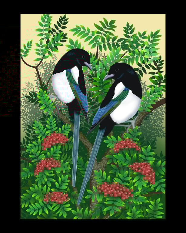 Cathy Simpson Magpies: Two for joy!