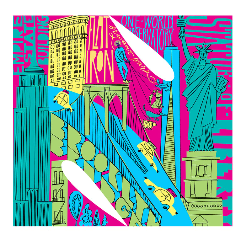 Dina Rizha NYC-illustrated-map-dina-ruzha 2