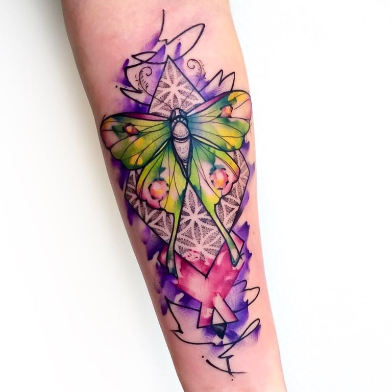 Shennaki Art Moon moth