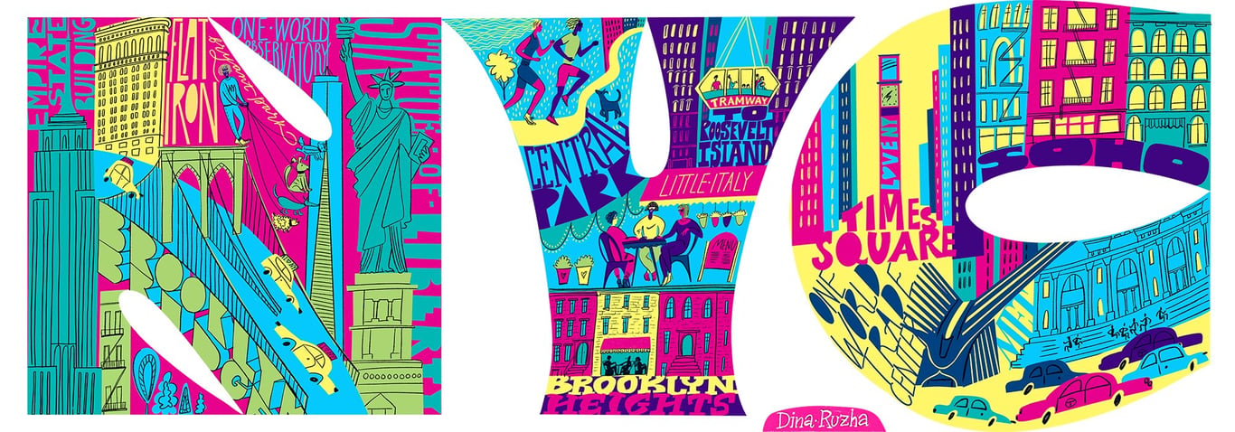 Dina Rizha dina-ruzha-nyc-lettering-map-of-nyc