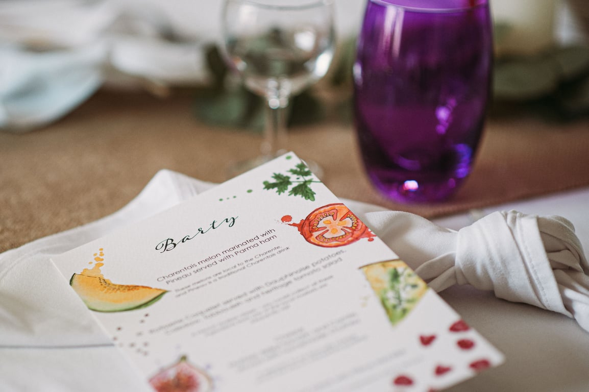 Sarah Dowling 1. illustrated-wedding-breakfast-menu-sarah-dowling-bristol-wedding-stationery-designer