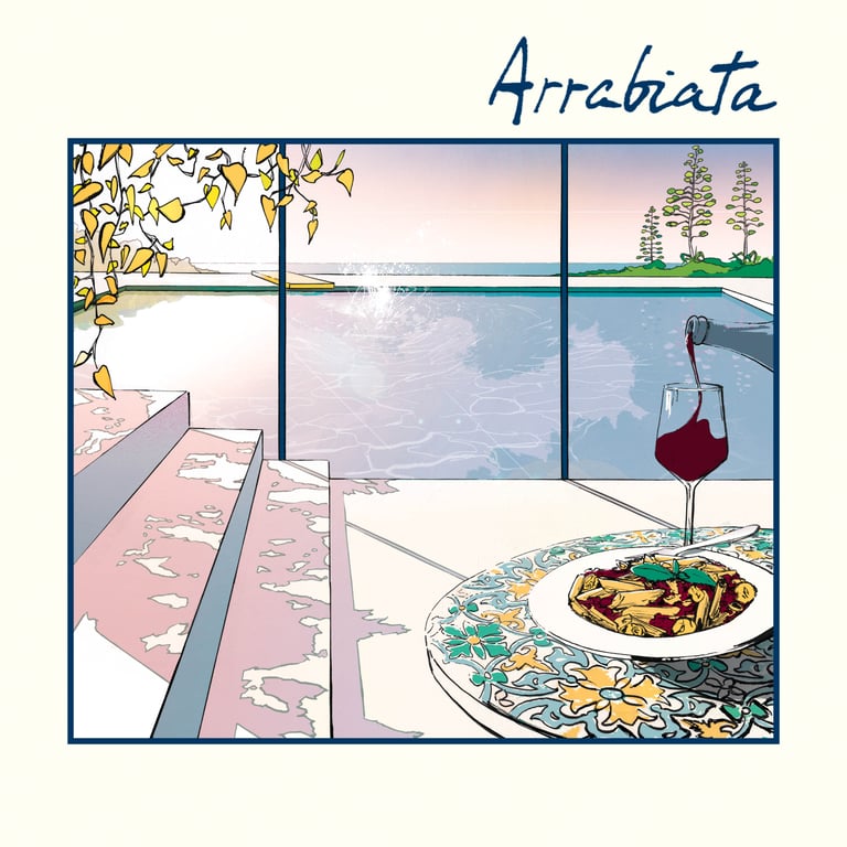 SLM Illustration - Scott Luís Masson Arrabiata single release cover
