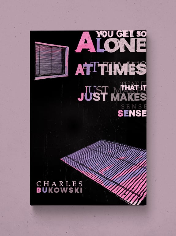 Inside Illustration: Intriguing Book Cover illustrations You Get So Alone