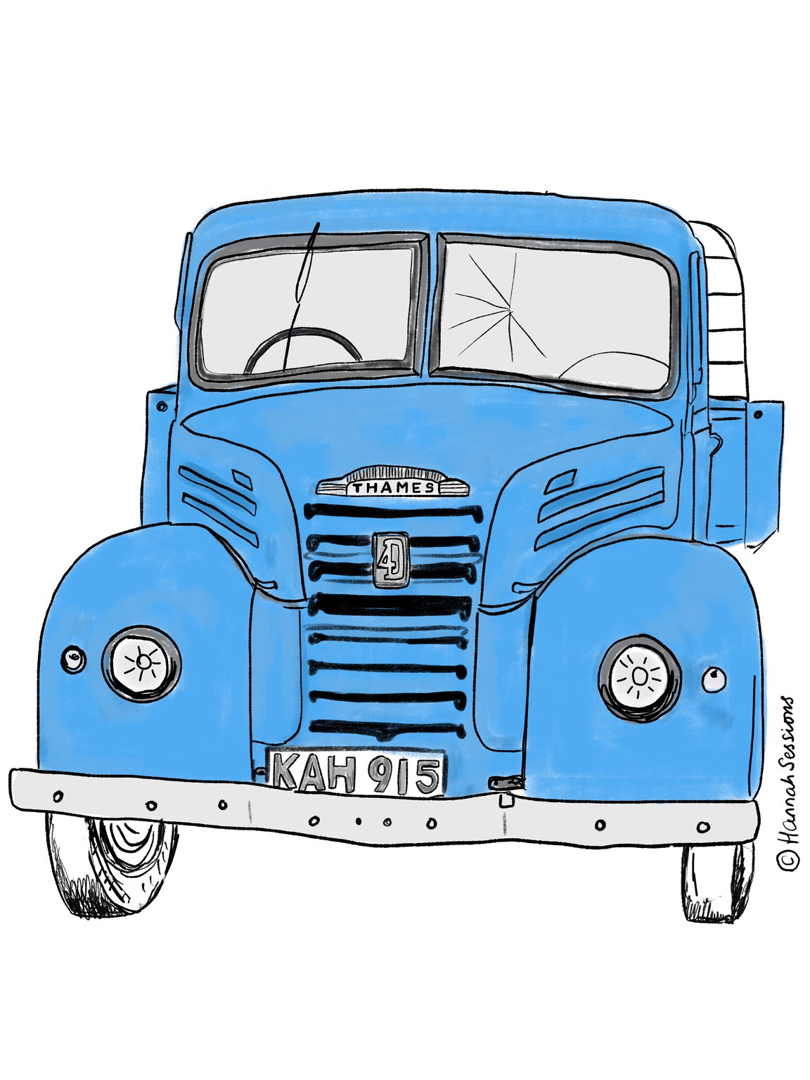 HANNAH SESSIONS Bluebell the truck