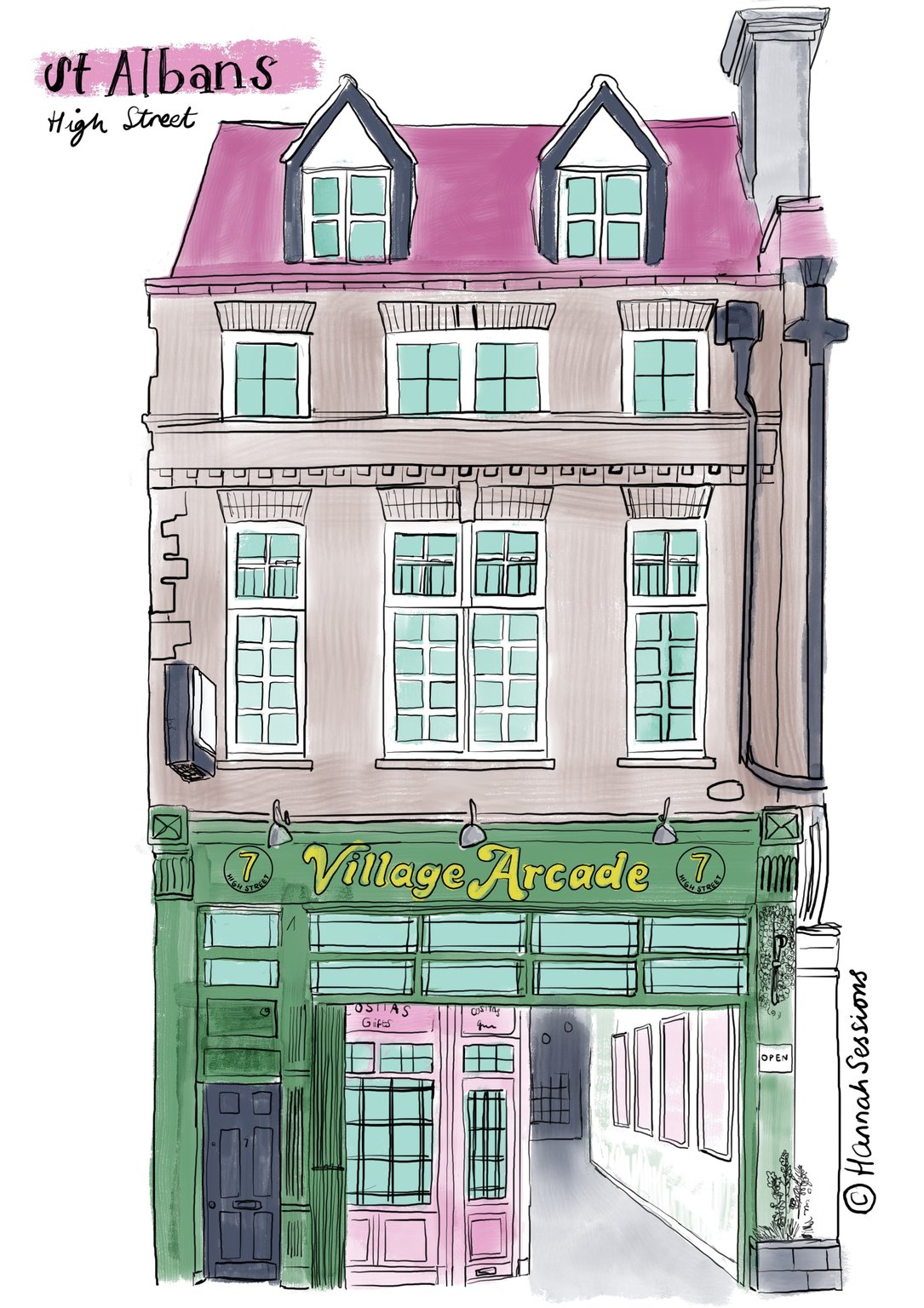 HANNAH SESSIONS The village arcade