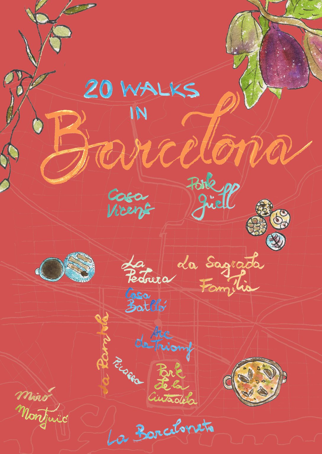 Inside Illustration: Intriguing Book Cover illustrations Barcelona Walks