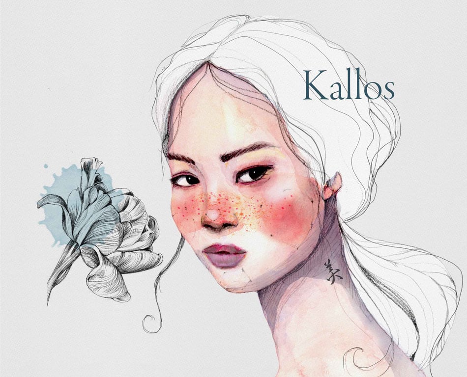 Valya Papadopoulou Kallos Packaging Illustration 2