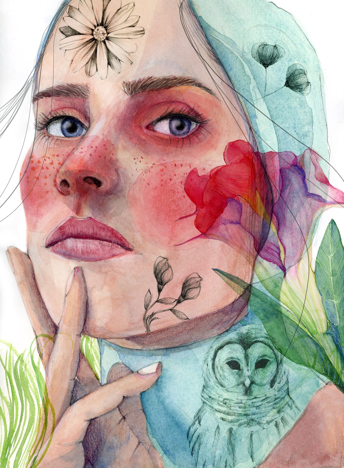 Valya Papadopoulou Fashion illustration FW23-24
