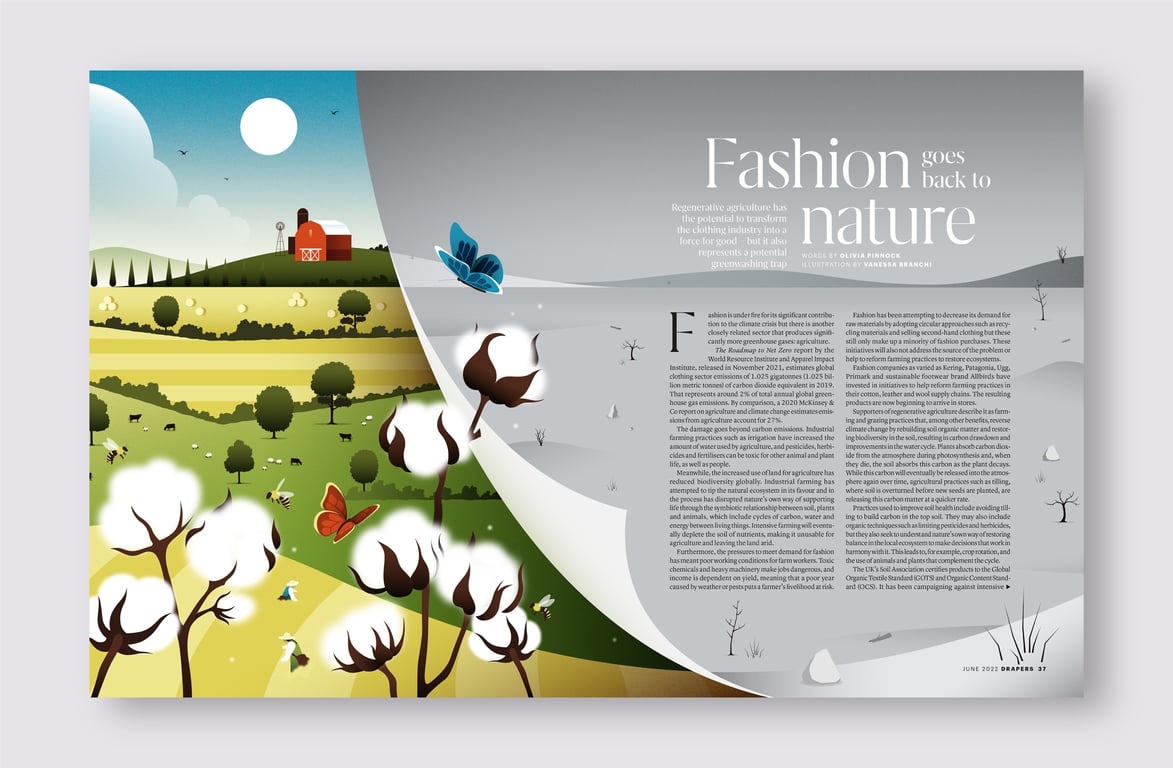 Vanessa Branchi Fashion Goes Back to Nature – Drapers Magazine