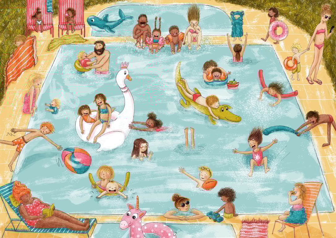 Lizzy Metcalfe Swimming Pool Chaos