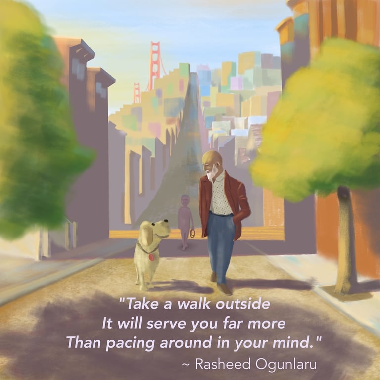 Adam Thornton Take a walk outside