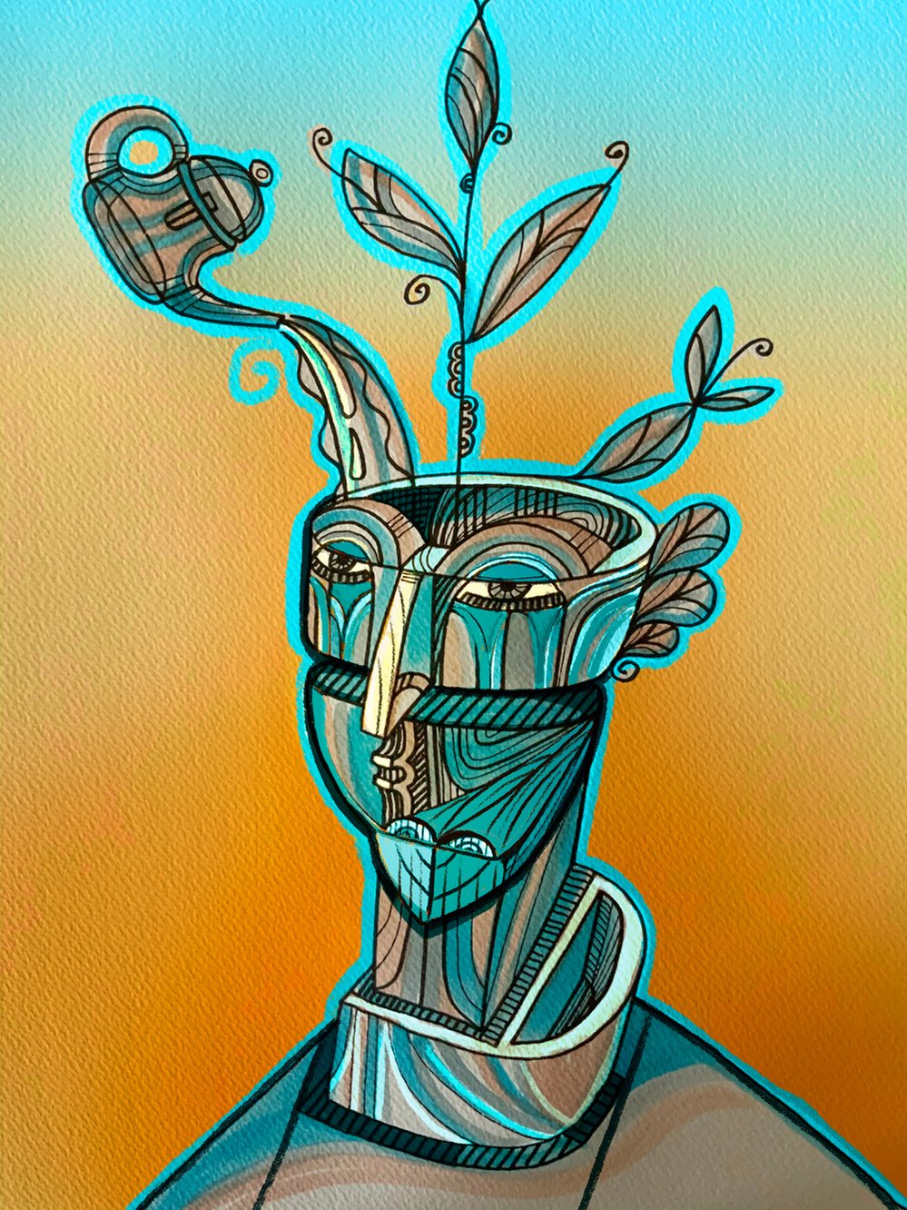 Petra Stefankova Flower in his head