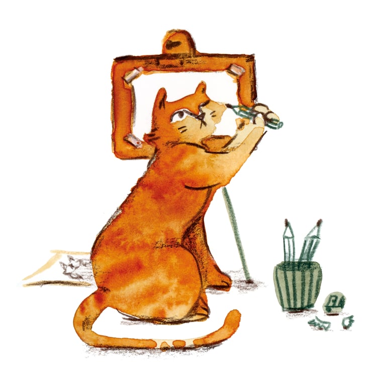 Simona Massa Artistic cat