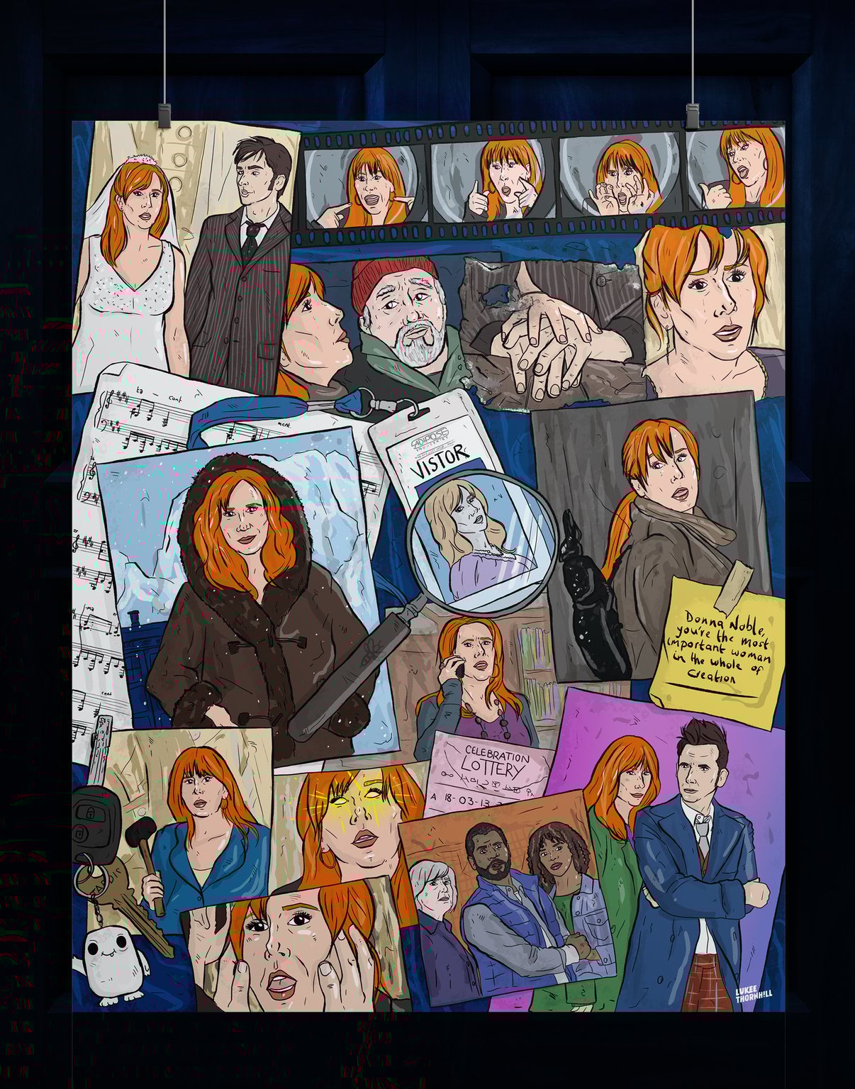 luke.thornhill Doctor Who 60th Anniversary poster