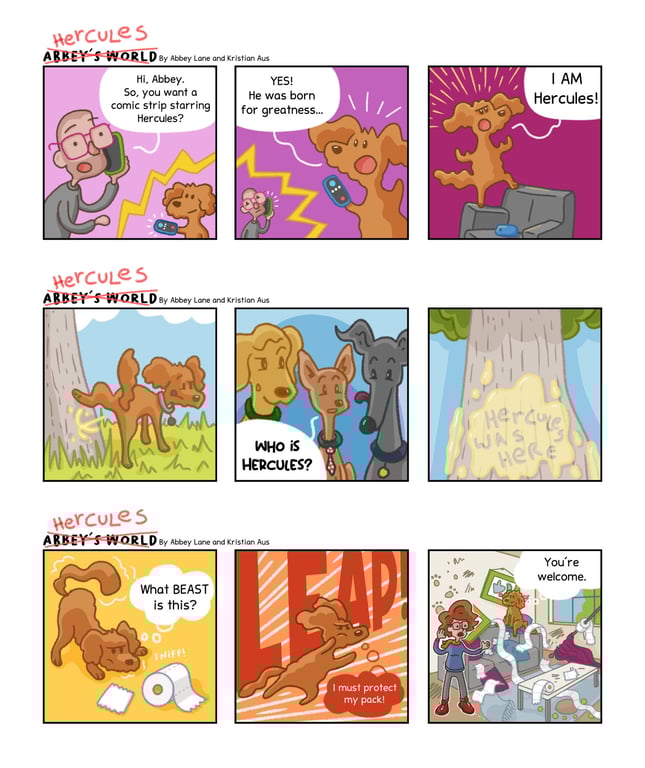 Kristian Aus Hercules Comic Strip