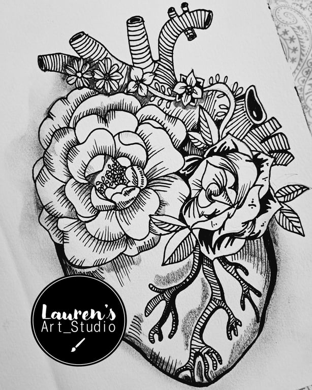 Lauren Bishop - @LaurensArtStudioGB Heartbeat