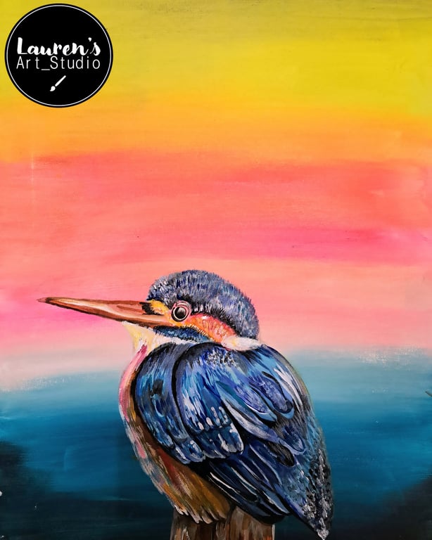 Lauren Bishop - @LaurensArtStudioGB Kingfisher