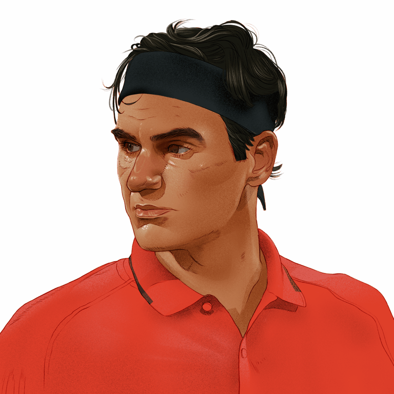 Elise Hibberd Roger Federer