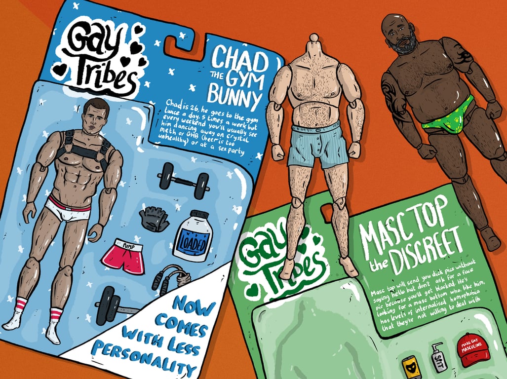 luke.thornhill Gay tribe action figure dolls.
