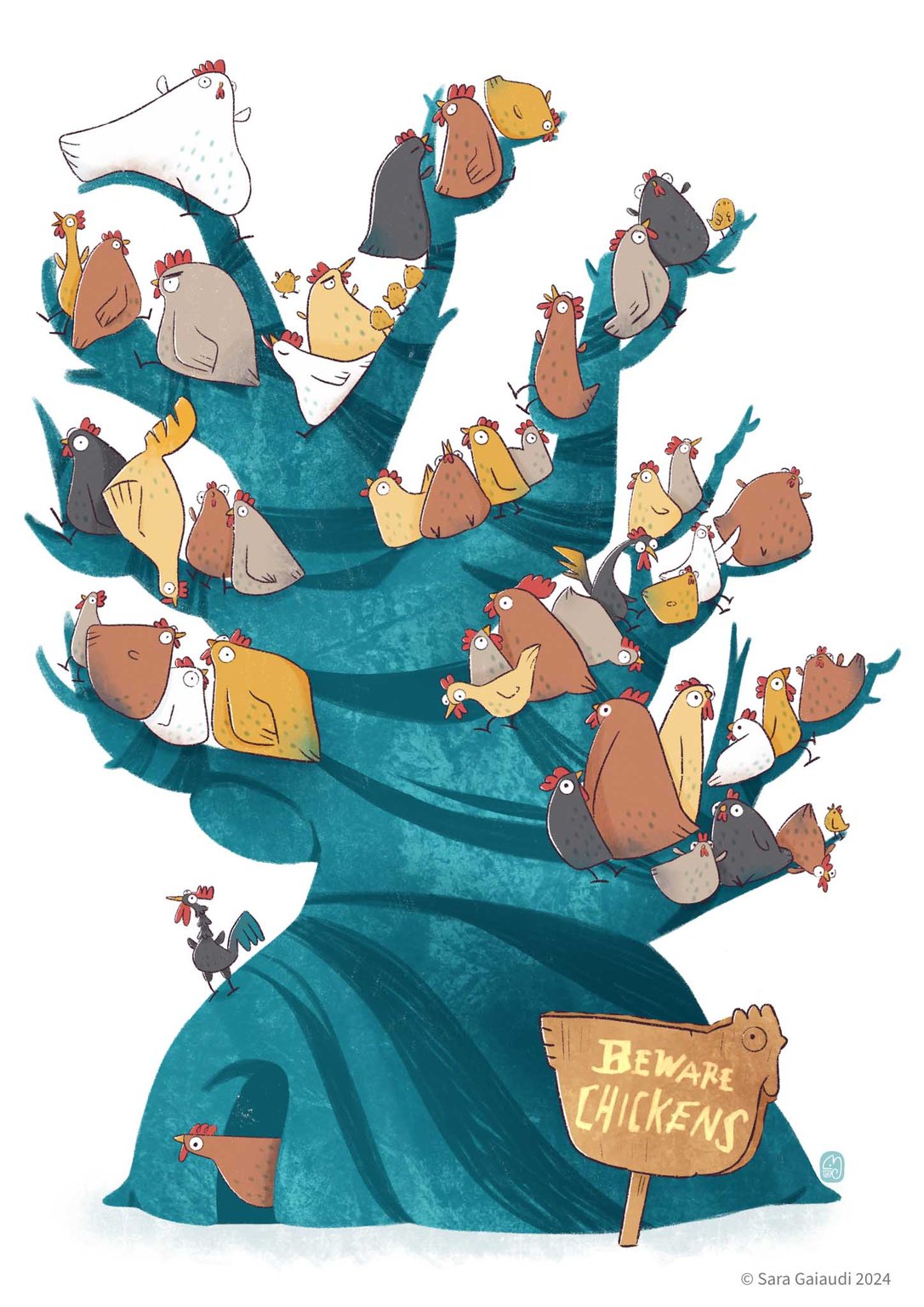 Sara Gaiaudi Chicken Tree