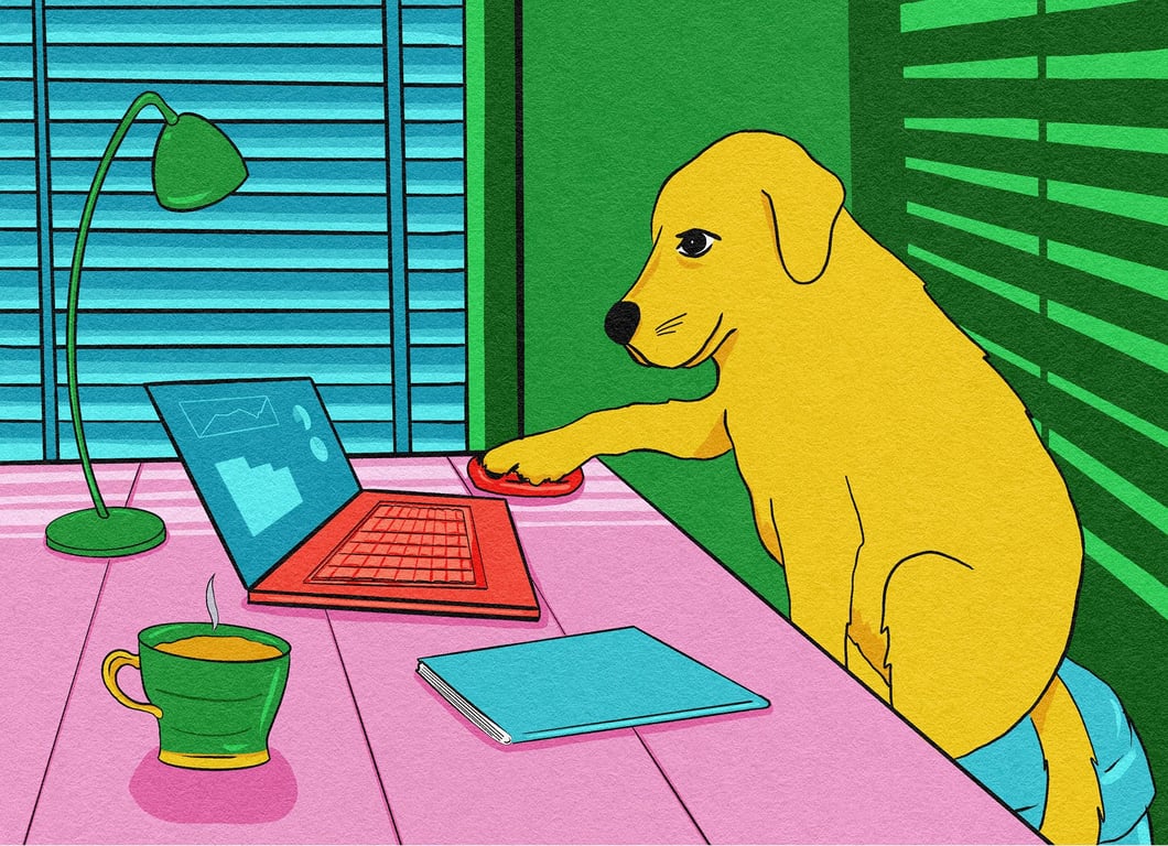 Frances Marcellin Dog At Work Study