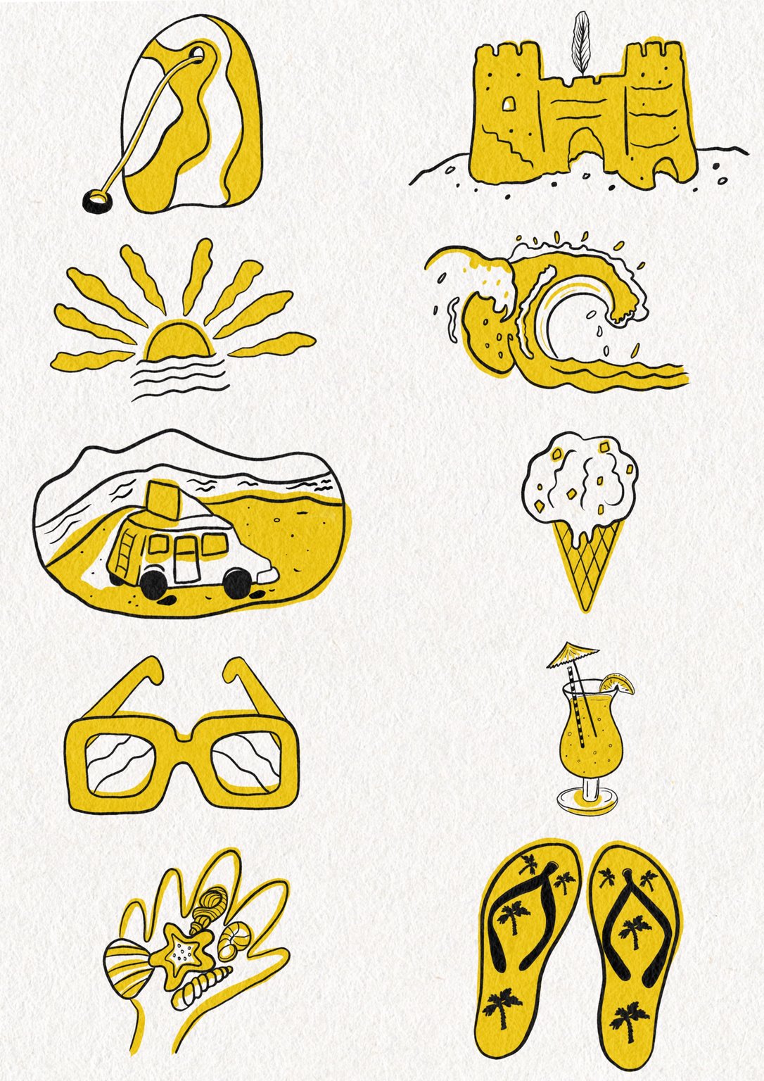 Frances Marcellin Summer Icons