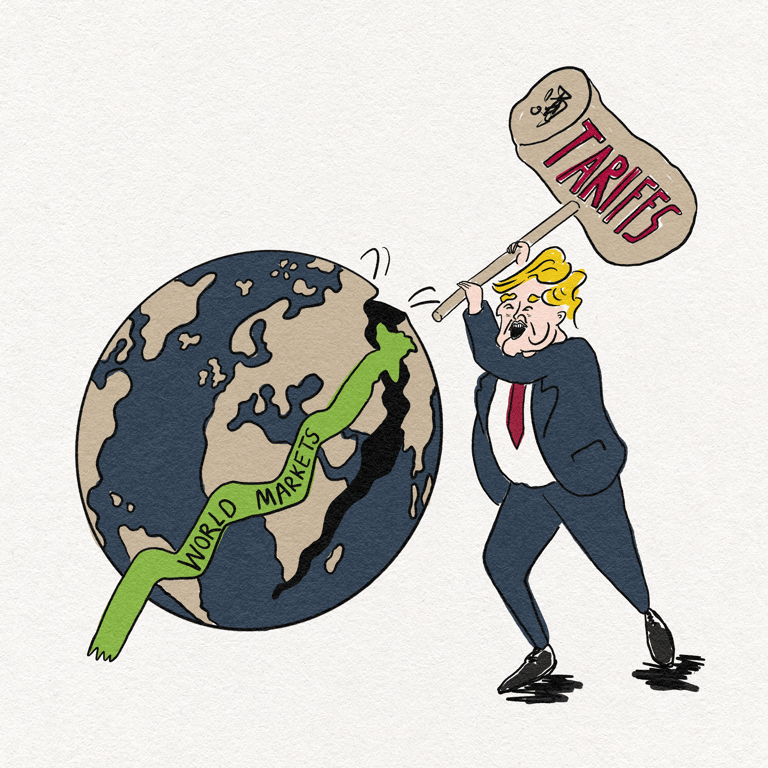 Frances Marcellin Trump’s World Breaking Tarrifs
