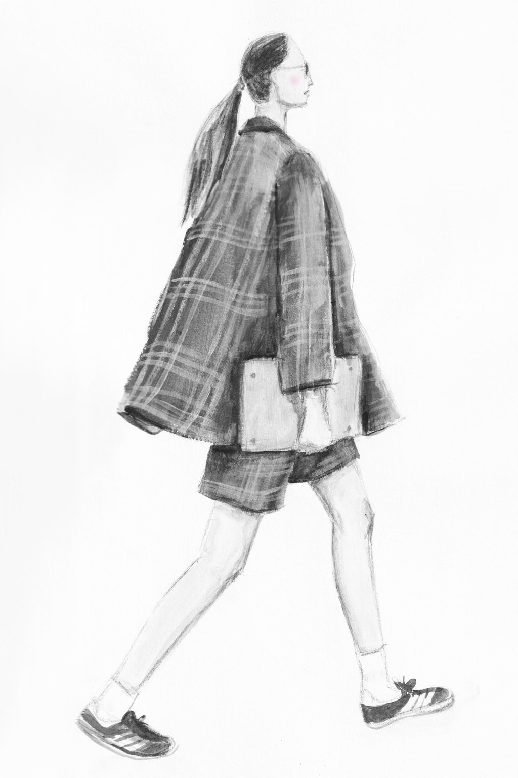 Jenny Clarke Fashion Girl Walking