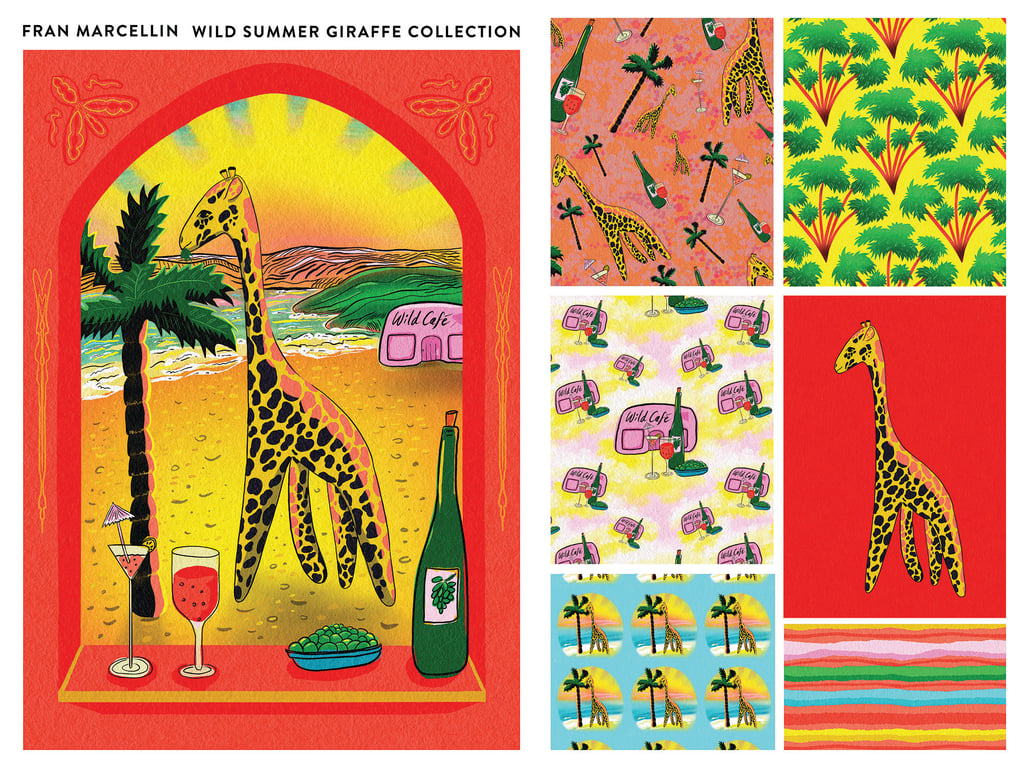 Frances Marcellin Wild Summer Collection – Giraffe Spread – Frances Marcellin – April 2025
