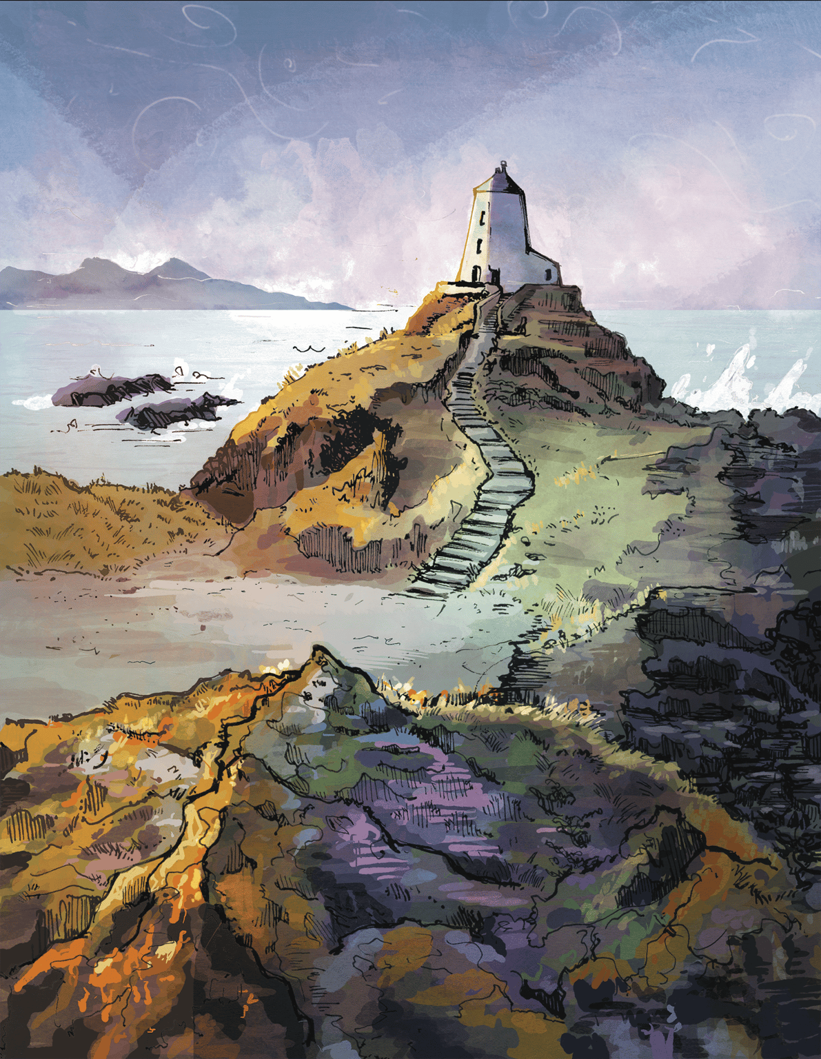 Cathy Stanford illustration Lighthouse