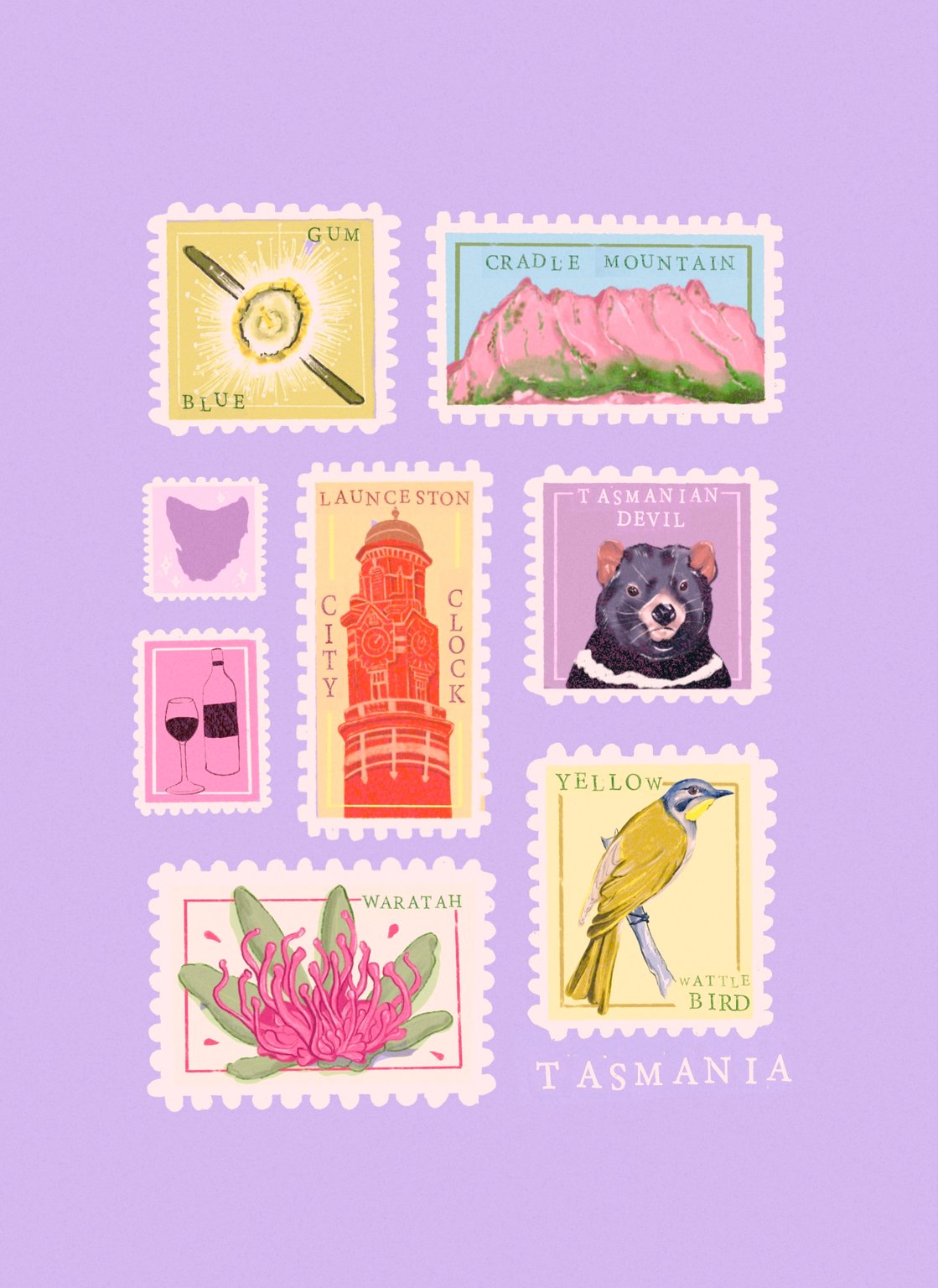 Fay Butler Tasmania Stamps