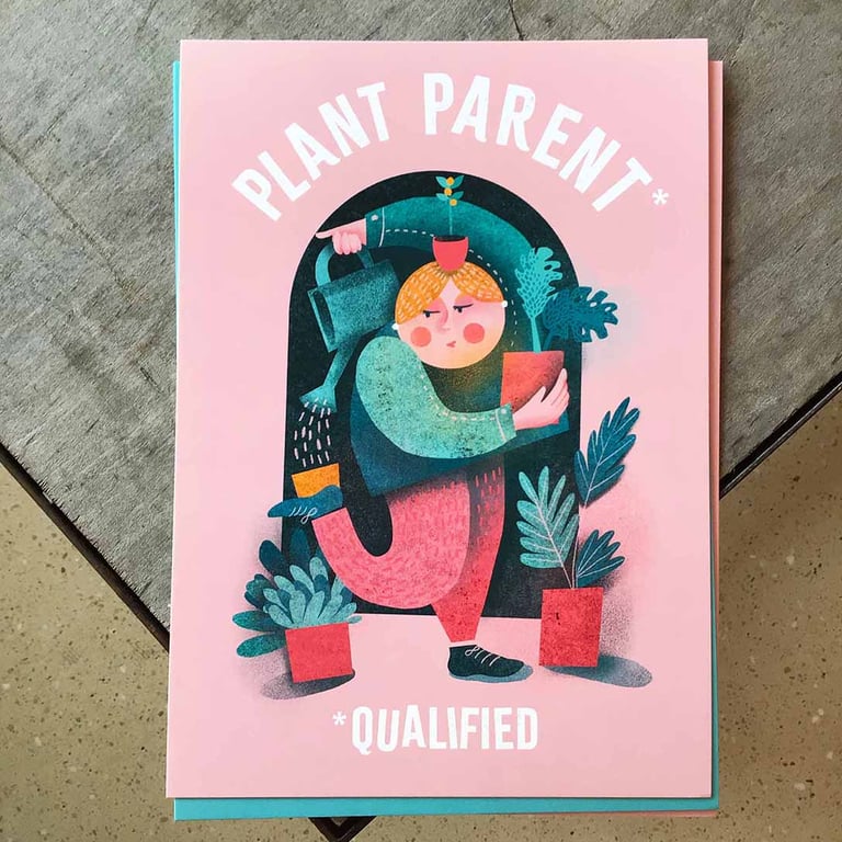 Simona Hodoňová Plant parent illustration_Simona Hodonova