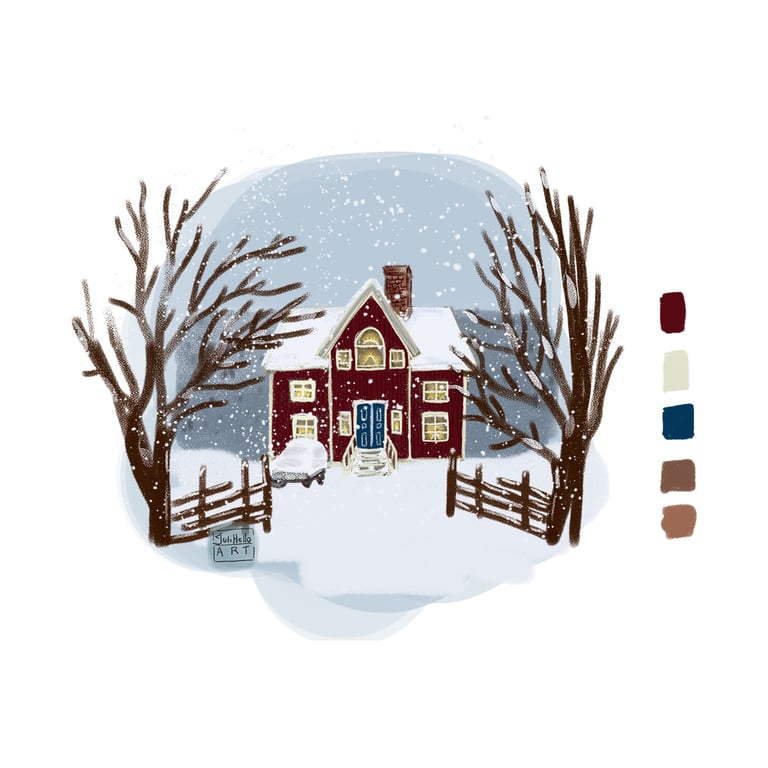 JuliHello Red House studies 03