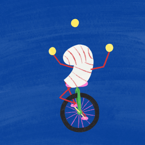 Chloe Isteed Sock Unicycle