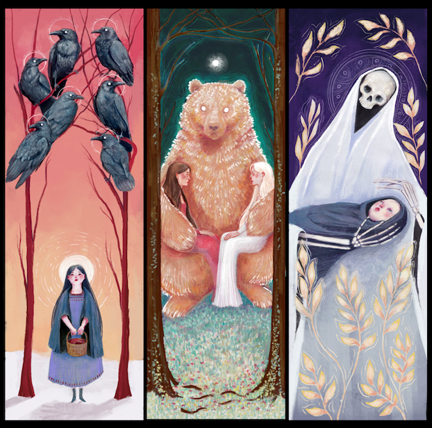 Rachel Mills Grimms Fairytale Bookmarks