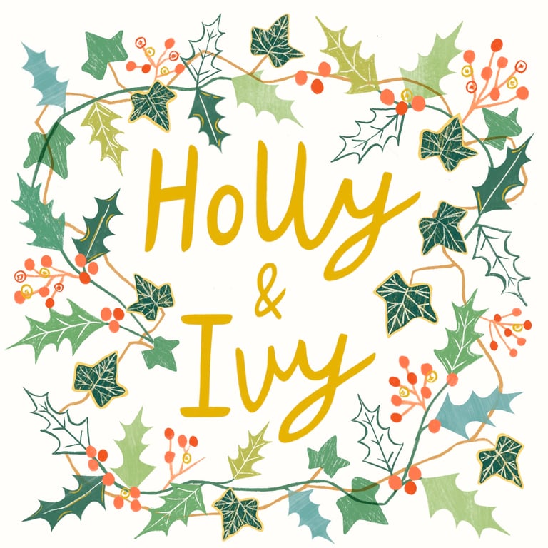Ciara Moran Holly and The Ivy Greeting Card