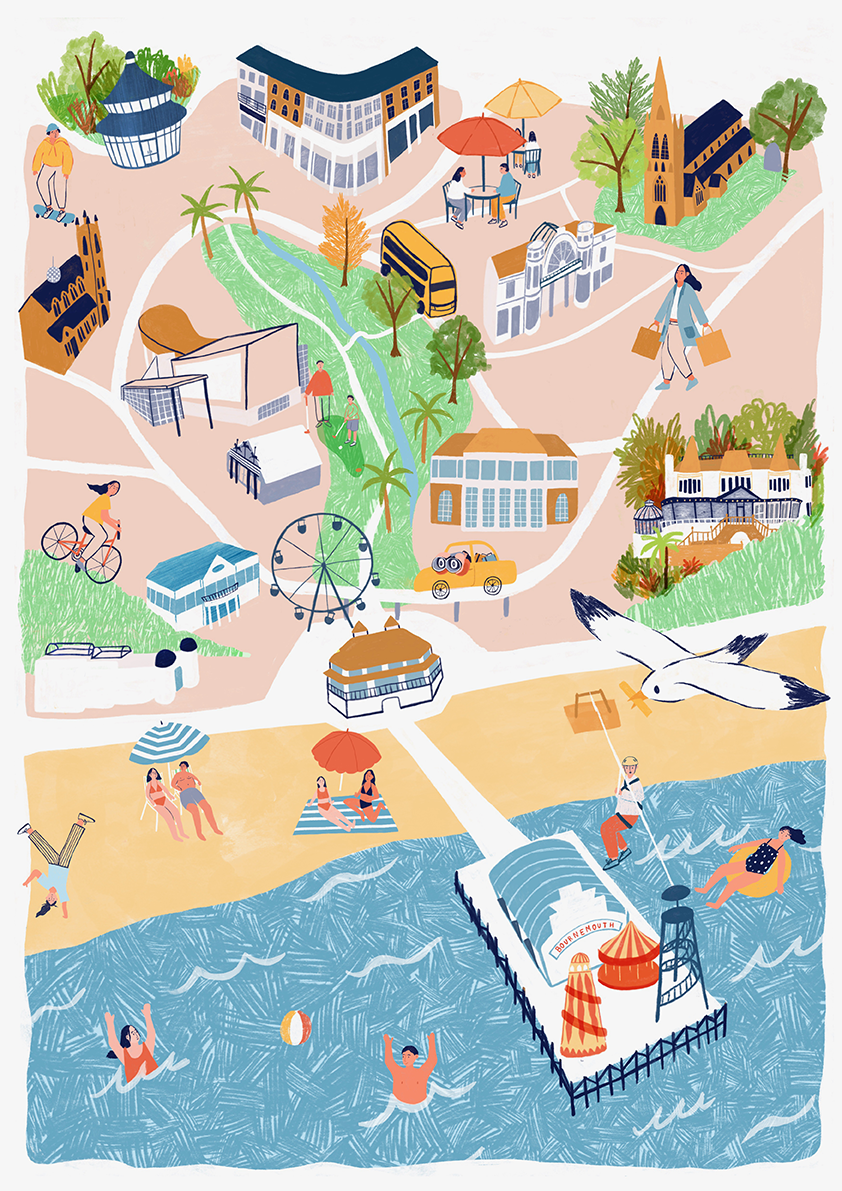 Ciara Moran Map of Bournemouth