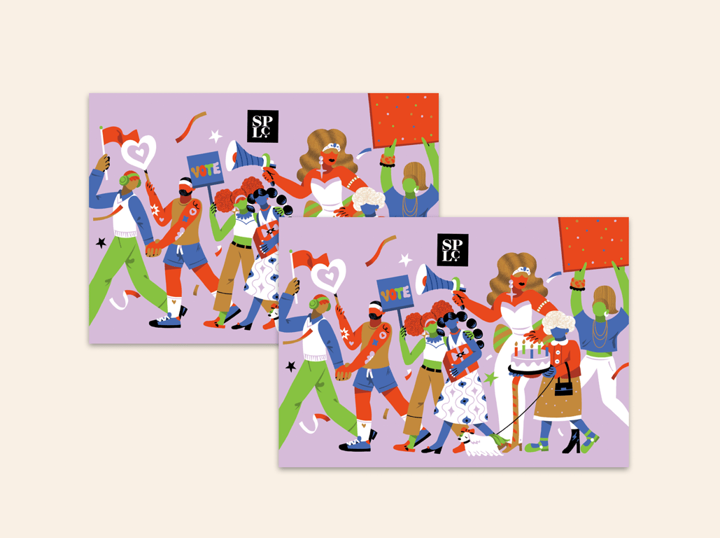Yulong Lli Illustration for SPLC Birthday Celebration