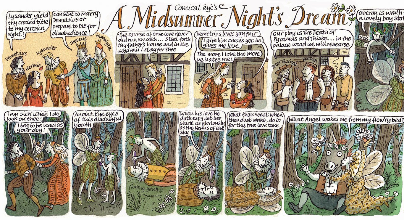 Teresa Robertson ComicalEyes Midsummer Nights Dream