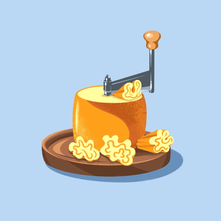Capucine Matti Tête de moine cheese