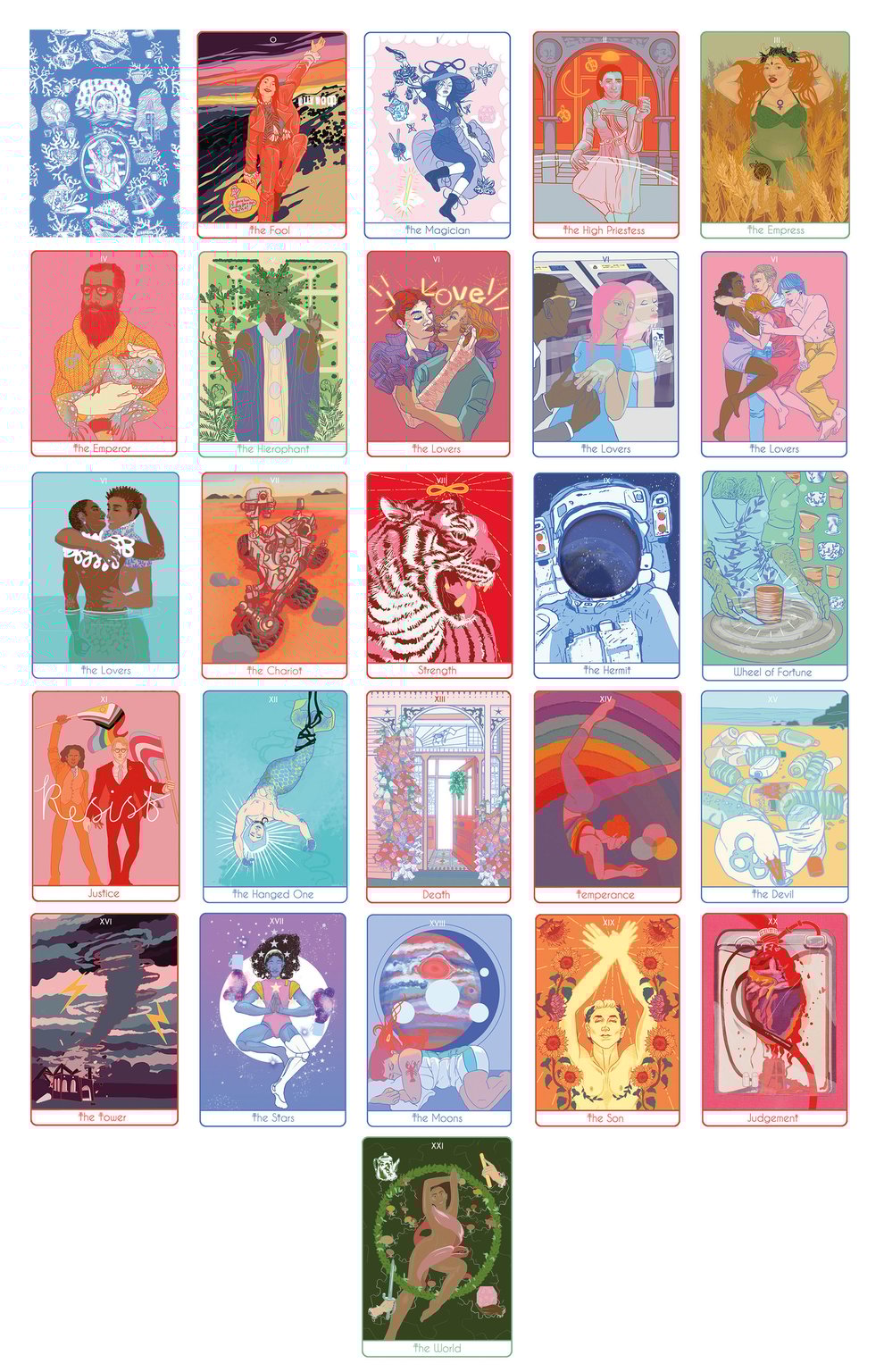 Klaus Piechocki Major Arcana of The Hierophanies Tarot