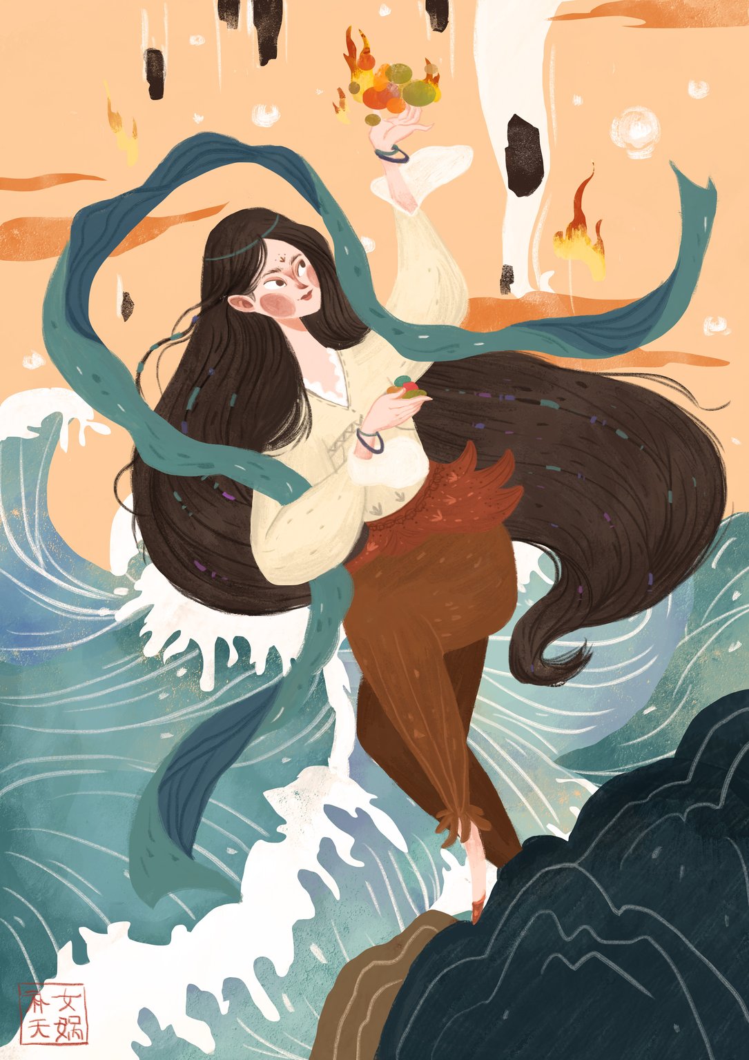 Jinyue Fan The Goddess Nvwa