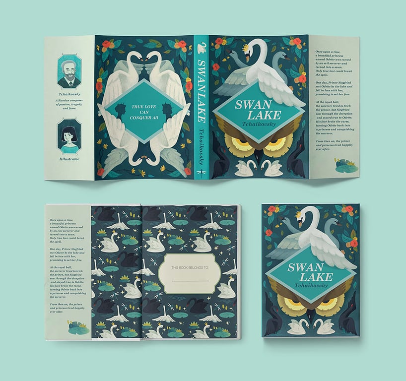 Jinyue Fan Swan Lake-book cover