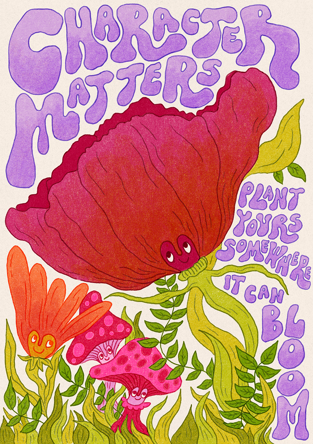 Lucy Wooler Character Matters Call to Action Poster – Pictoplasma