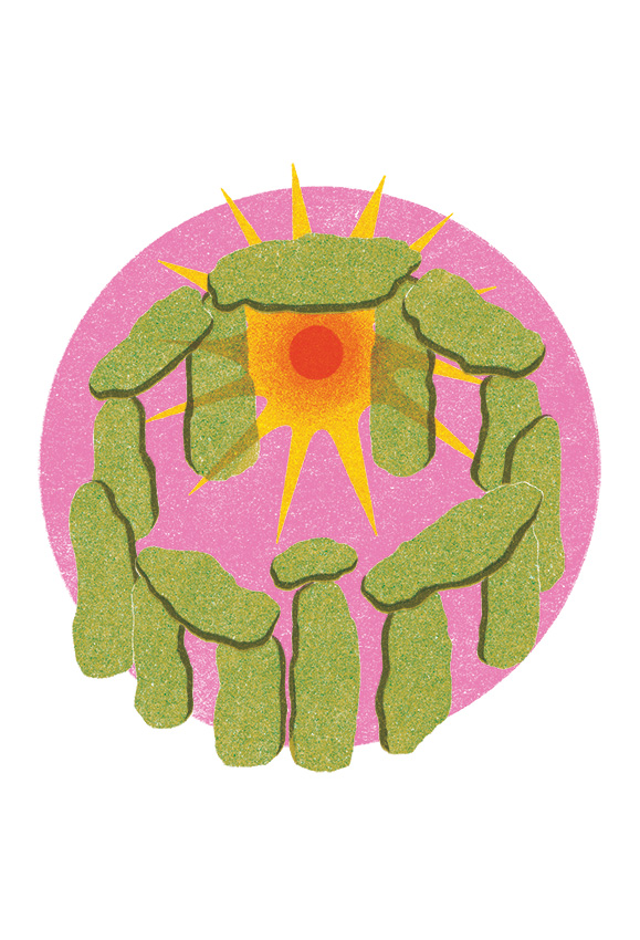 Lucy Wooler Winter Solstice Stone Circle