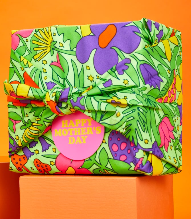 Lucy Wooler Springtime Magic – Surface Pattern Design for Fabric Wrapped LUSH Gift
