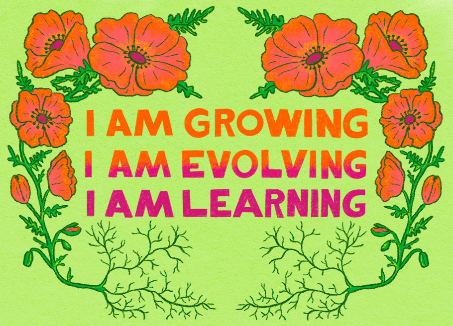 Lucy Wooler Affirmation Post Card