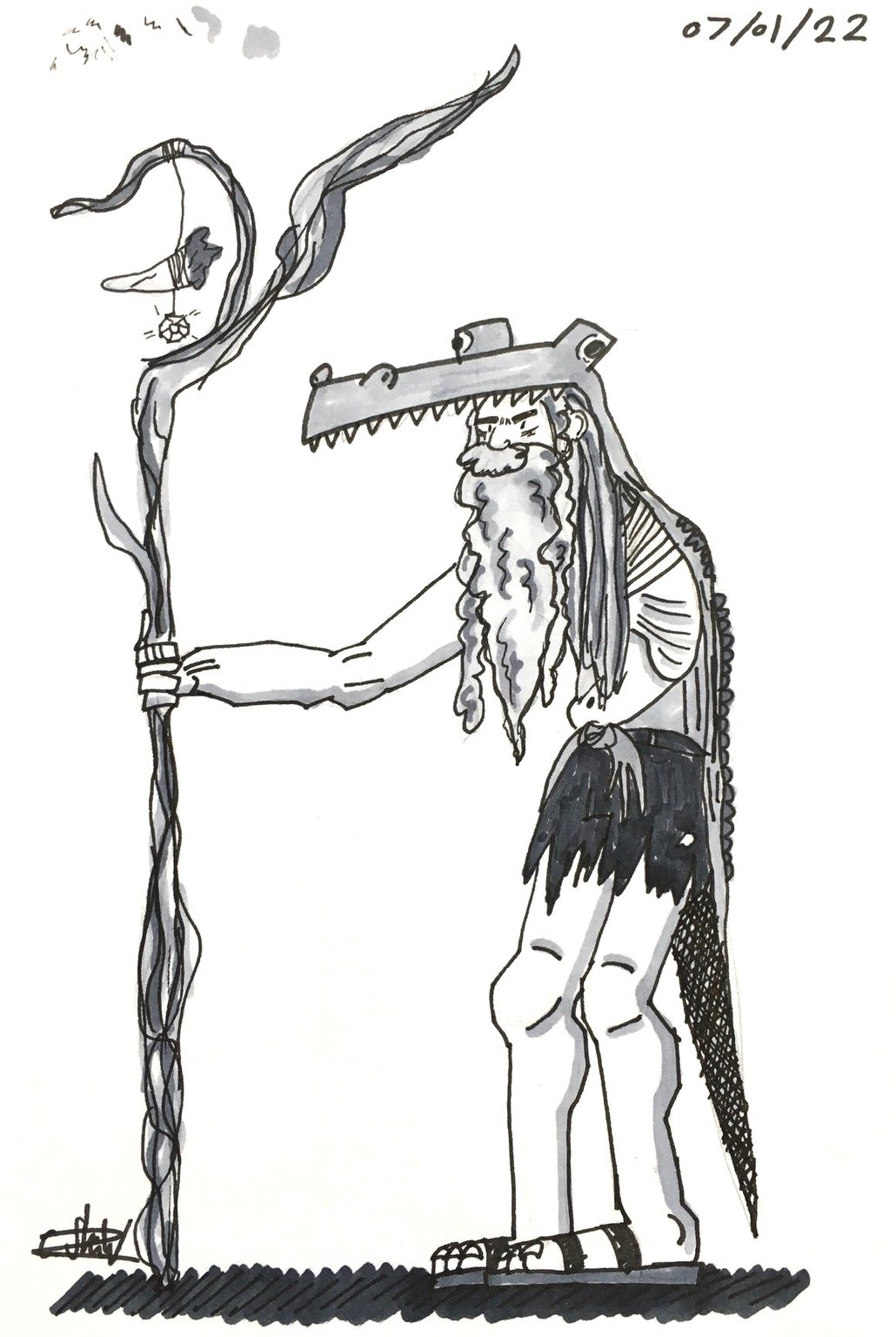 Ciara Shaw Alligator Sketch