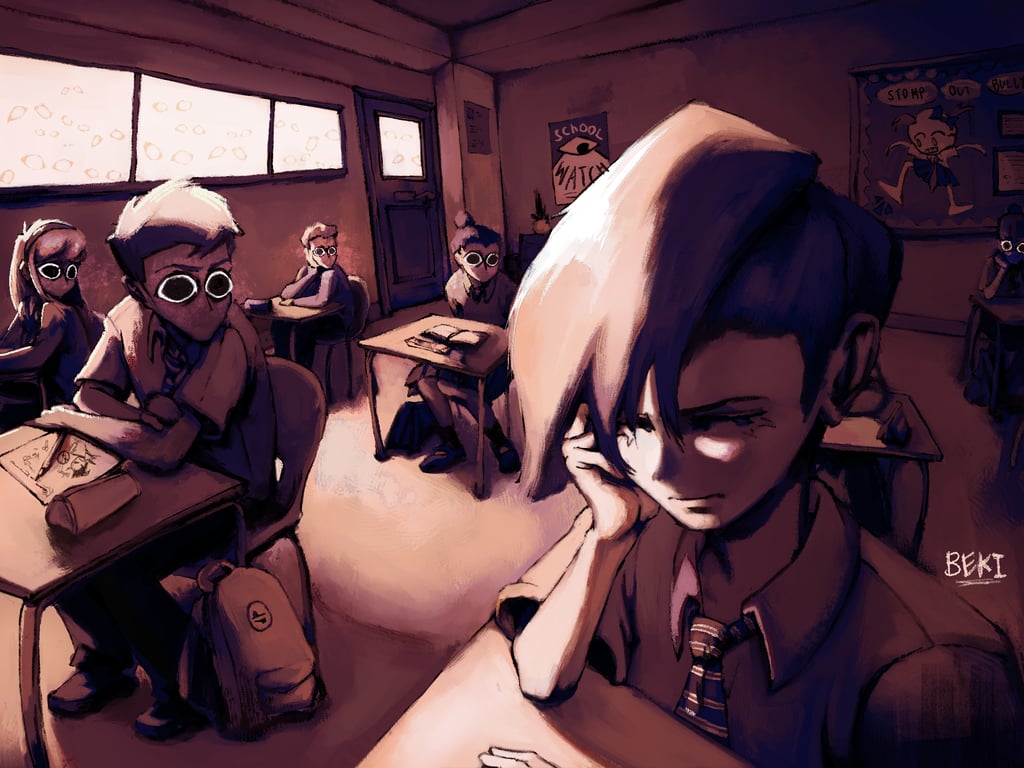 Beki Evans Now they know – Digital character and environment illustration
