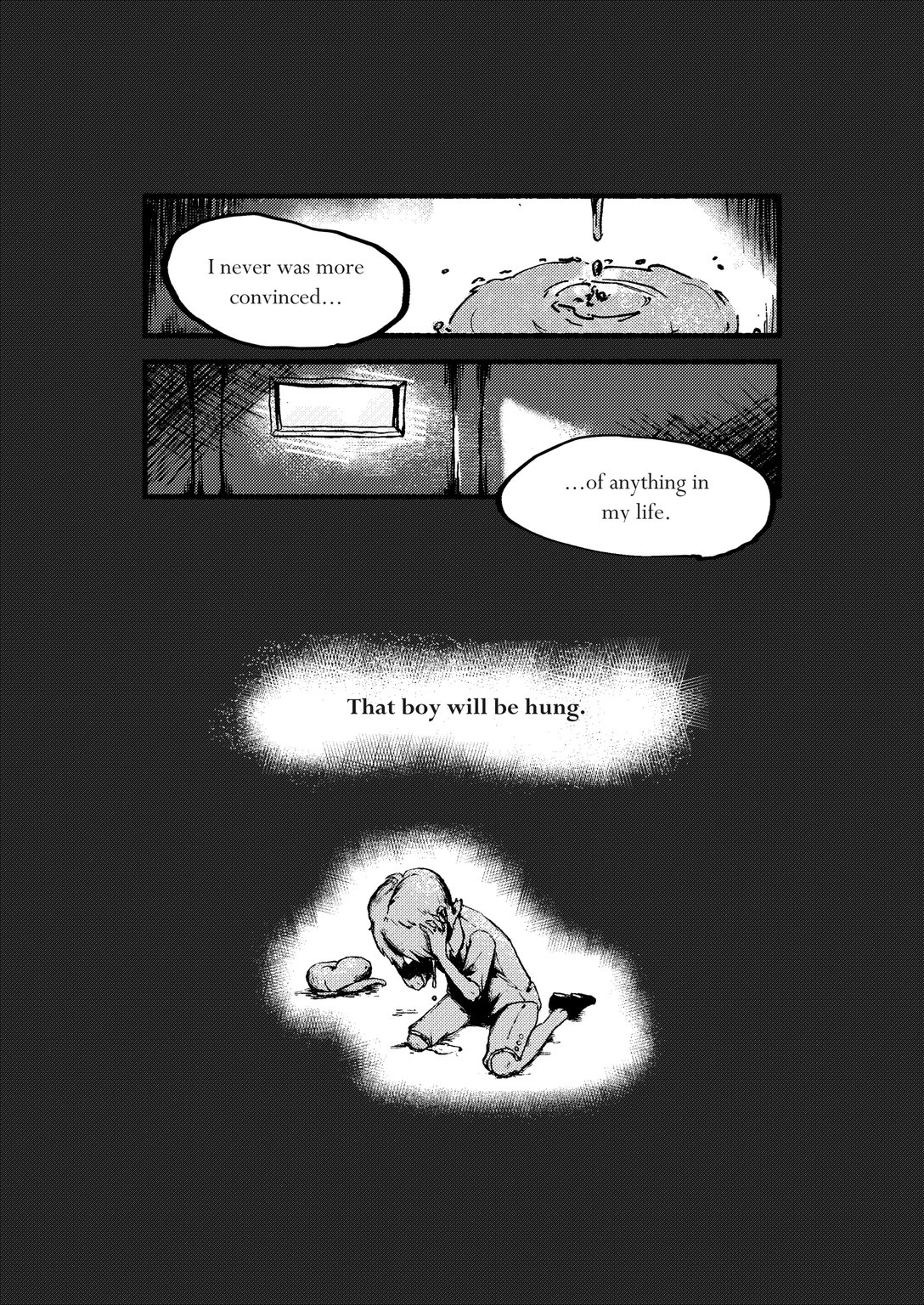 Beki Evans Oliver Twist – Comic page concept – Page 1